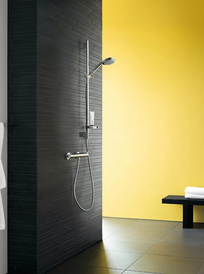 Hansgrohe Brause-Set Croma 100 Vario 900 mm, 4 Strahlarten Ø 100 mm chrom | 27771000