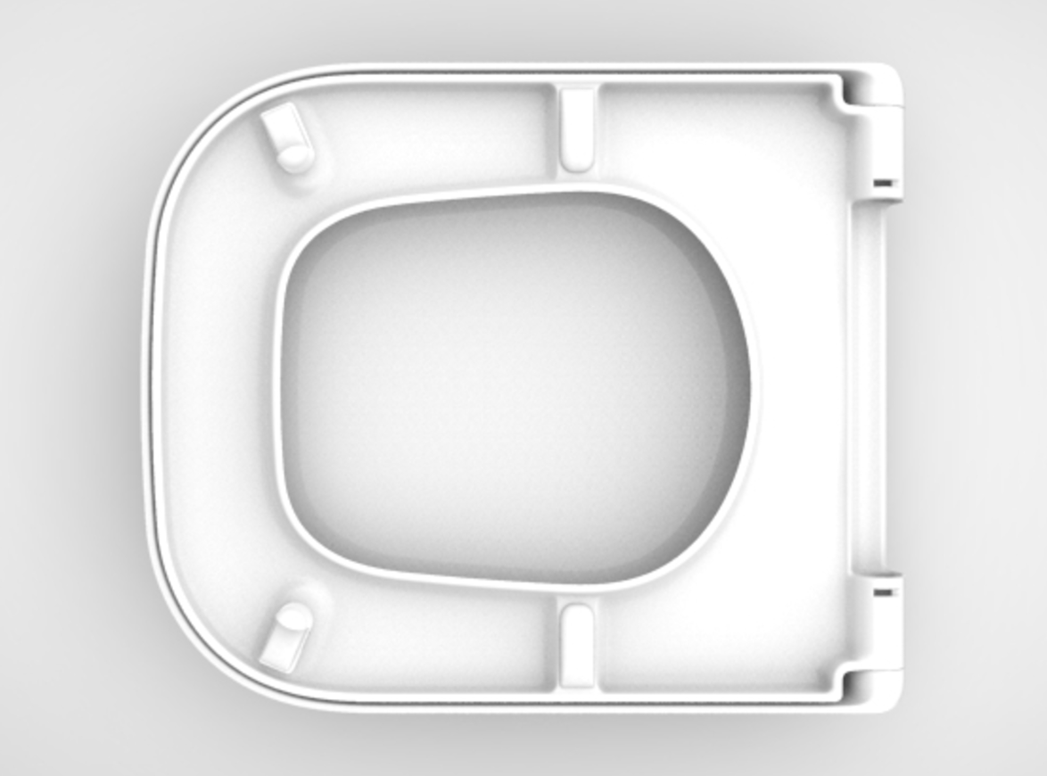 VIGOUR WC-Sitz derby plus semi abnehmbar WWC70 Scharniew | DEPSIWAS70