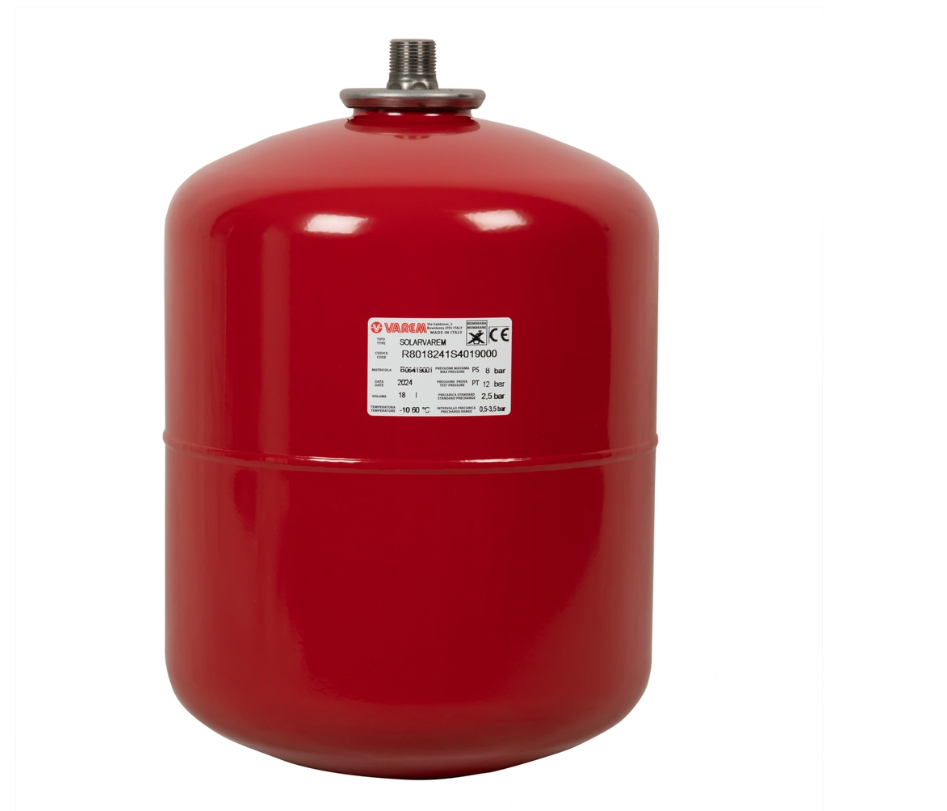 Varem Membran-Druckbehälter Öl Ausdehnungsgefäß 18 Liter 3/4" AG ölbeständig