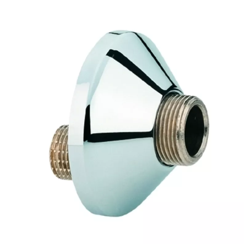 Grohe S-Anschluss 1/2" x 3/4" Verstellber.7.5mm m.Rosette verchr | 12001000