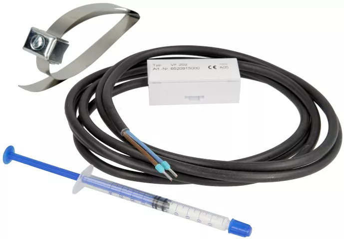Vorlauffühler VF202B EBV Regelungen inkl.Fühler-Spannband u. Wärmeleitpaste