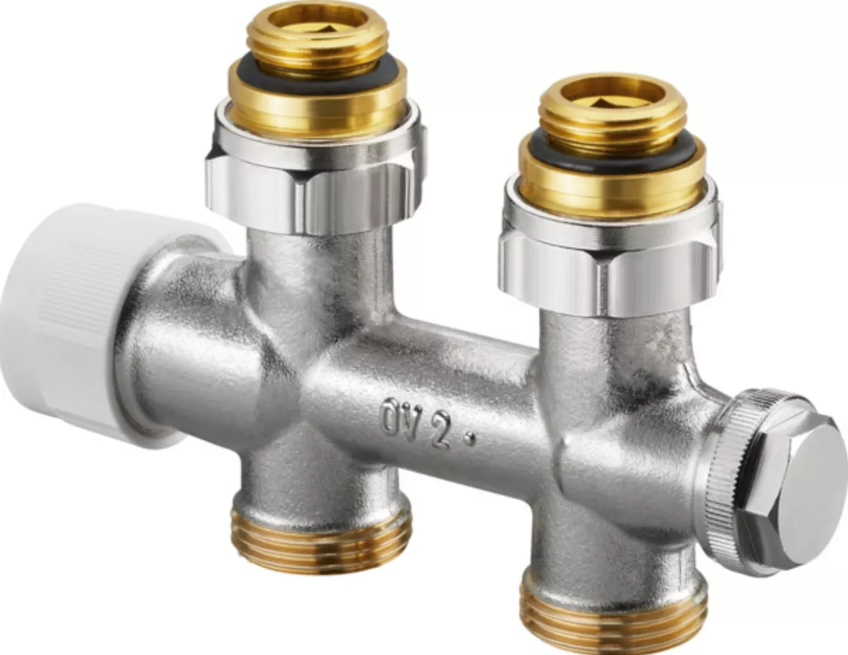 Oventrop Anschlussarmatur Multiblock T Anschluss AG 1/2" Durchgang | 1184083