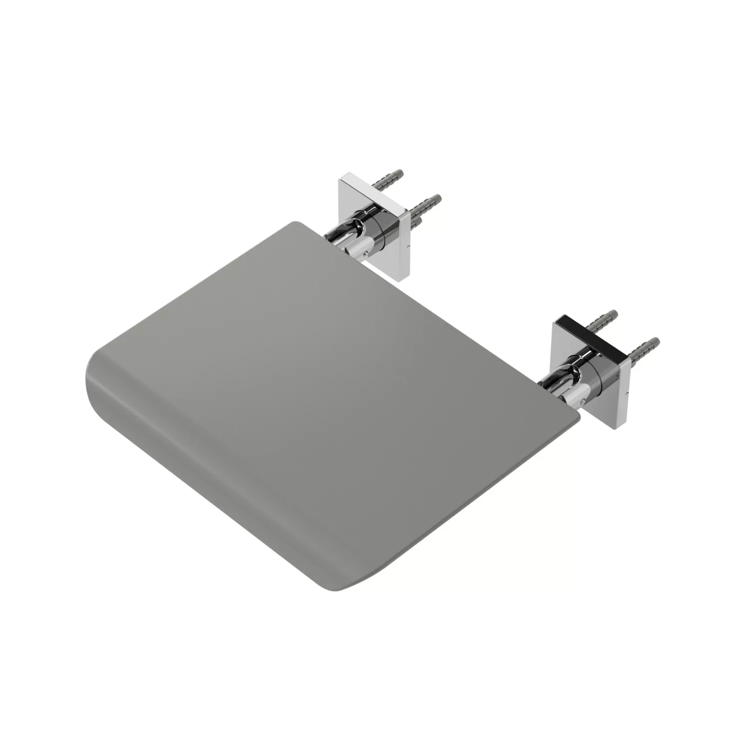 VIGOUR Klappsitz derby V3 plus 400x91x381mm belastbar bis 110 kg verchromt | DEPKSN