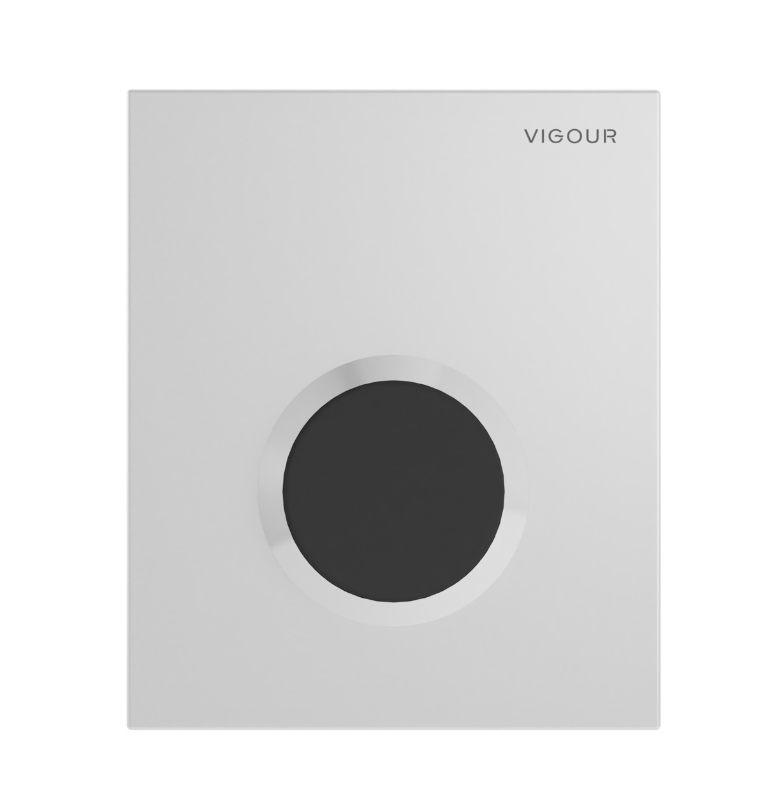 VIGOUR Urinal-Abdeckplatte DON infrarot Netzbetrieb 230V, weiß | V3DONUIRNWE