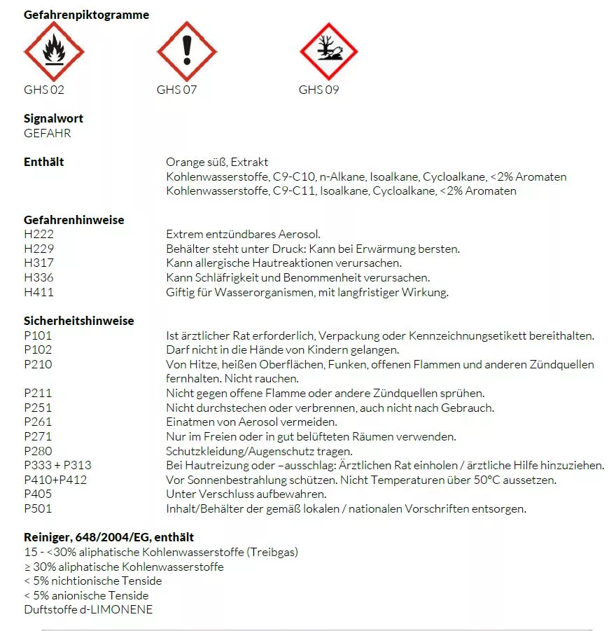 Conel CARE 290 Brennerreiniger 400 ml Spraydose Kesselreiniger Öl Gas Heizung