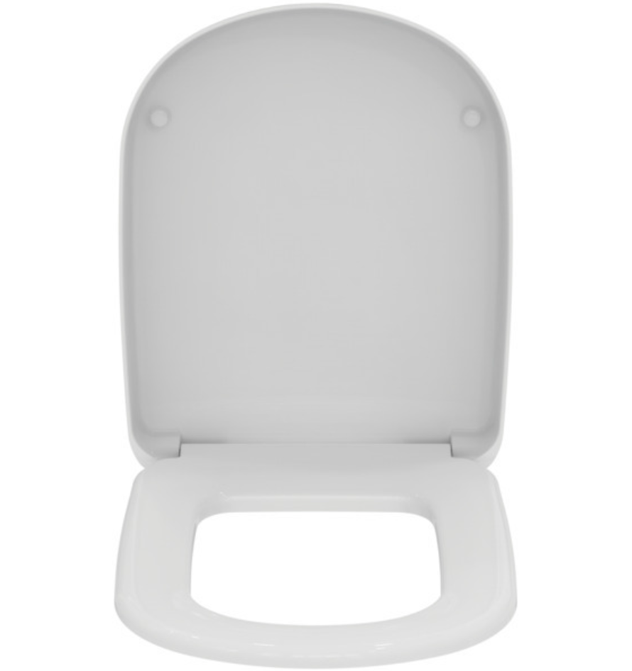 Ideal Standard WC-Sitz Eurovit-Plus eckig m.Deckel weiß Scharniere Edelstahl | T679201