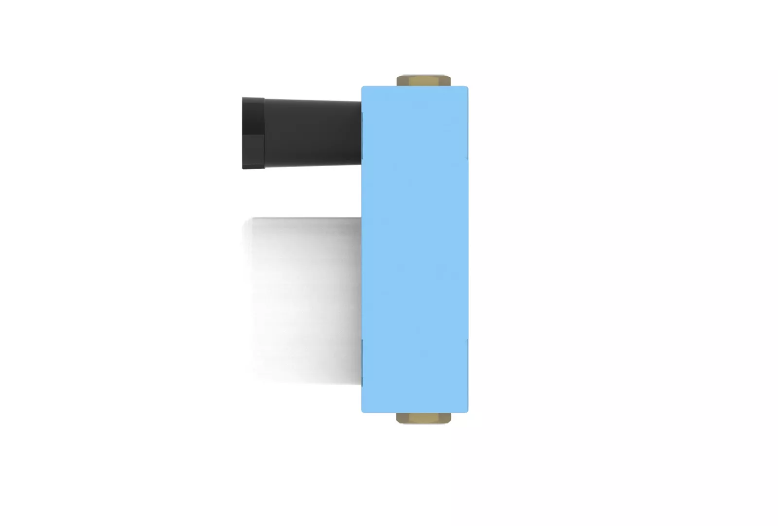 TRINNITY Montageblock Wasserzaehler DUO Rotguss, Allmess, 3/4" | TRWZBDAL34RG
