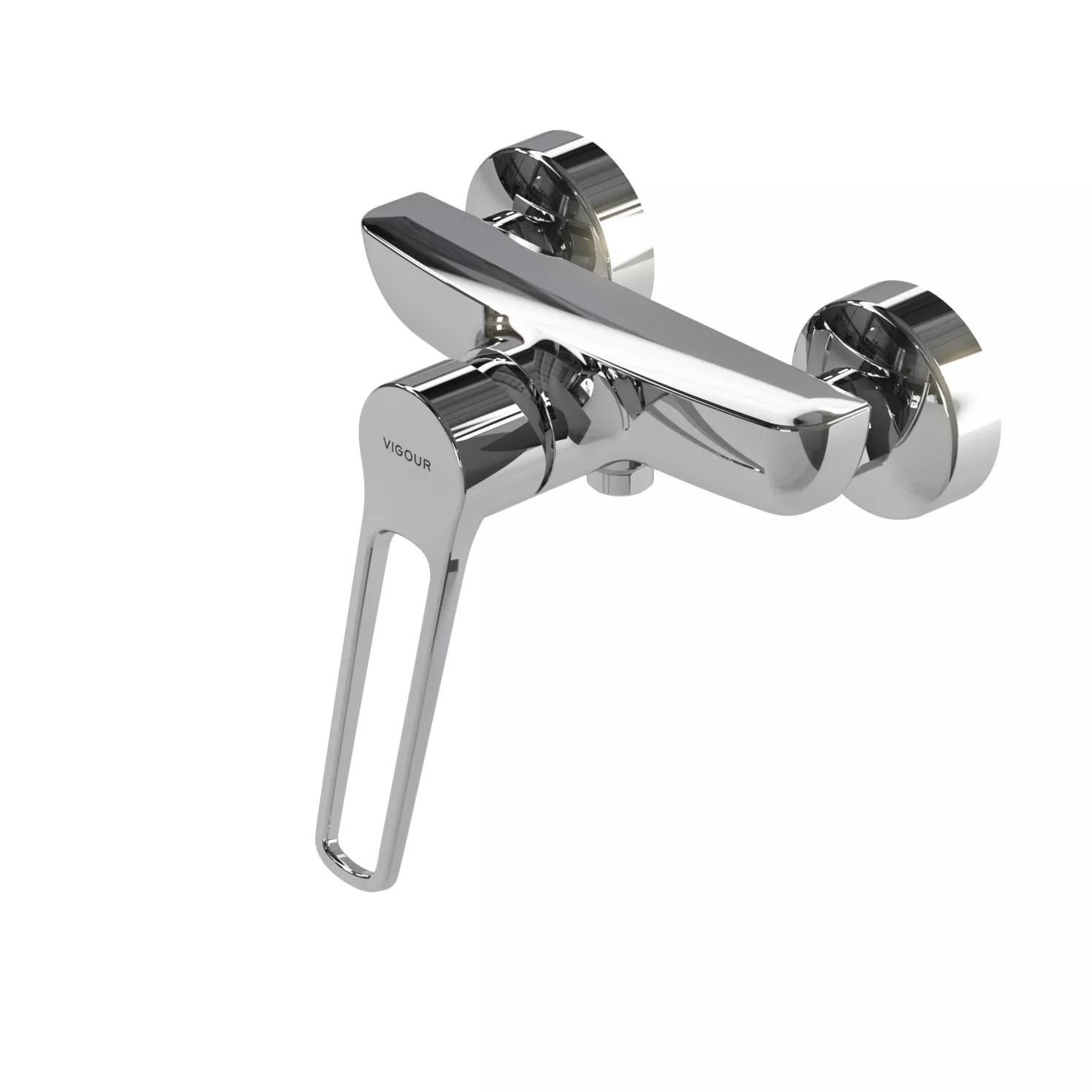 VIGOUR Einhand-AP-Brausebatterie derby V3 plus mit Hebel offen o.Brausegarn. verchromt | DEPOHB