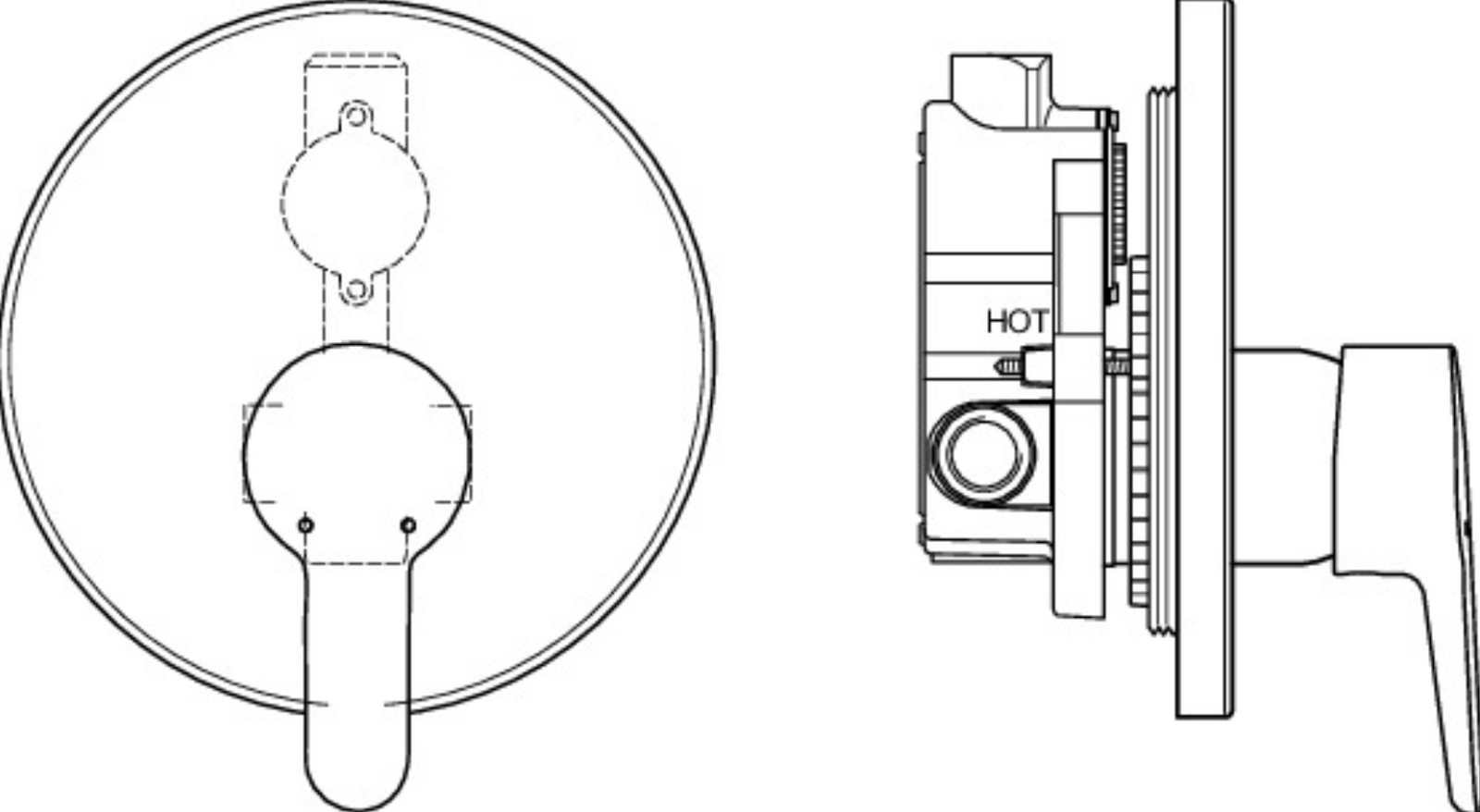 Ideal Standard Brausebatterie Farbset UP Connect Blue Bausatz 2 chrom | A5836AA