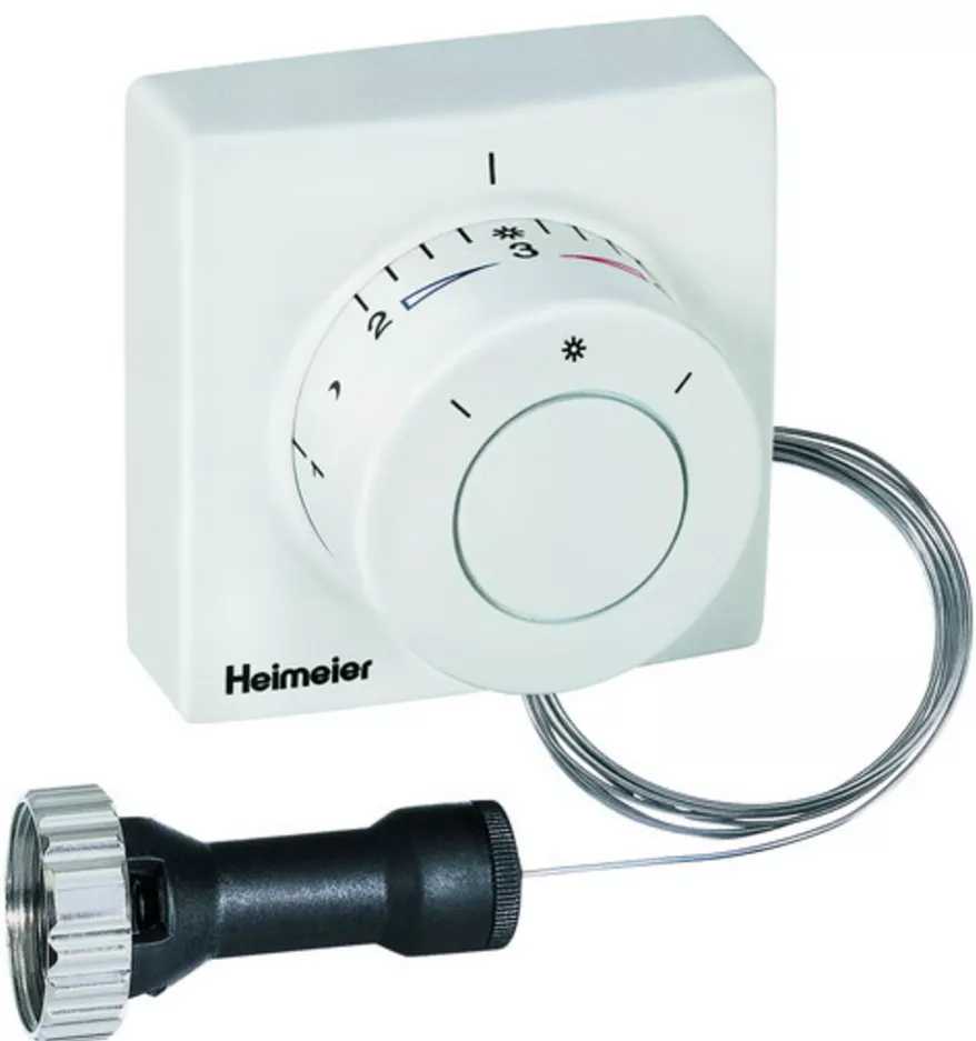 Heimeier Ferneinstellelement F weiss 2 Meter Kapillarrohr | 2802-00.500 
