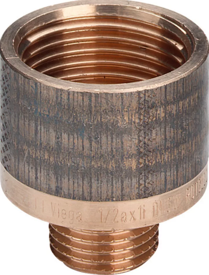 Viega Reduzierstueck Rotguss 1/8"a x 1/4"i rund 3242 | 441128