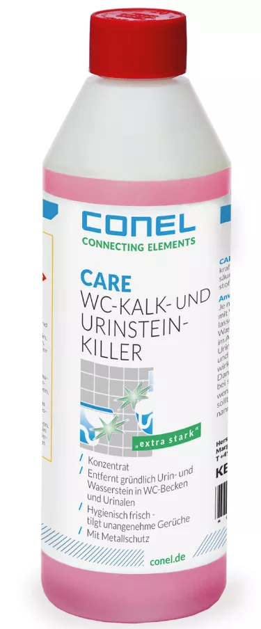 CONEL CARE WC-Kalk-/Urinsteinkiller 500ml Flasche Konzentrat salzsäurehaltig | CAREWCKUUK05