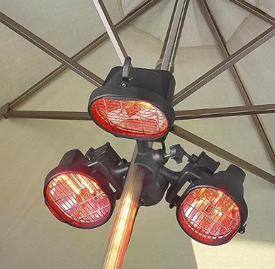 EUROM Terrassen- und Sonnenschirmheizer 3x500 Watt | 333329