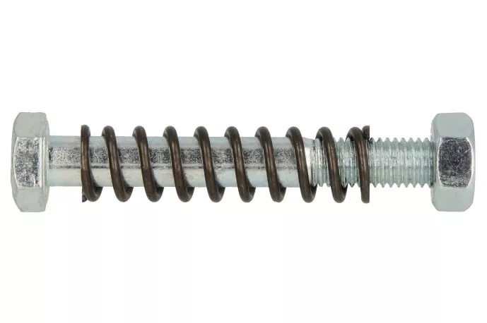 Berst-Sicherungsschraube M10 kompl. mit Feder und Mutter