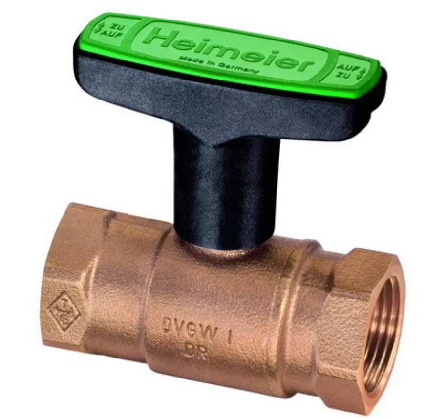 Heimeier Trinkw.-Kugelhahn Globo D DN 20 R 3/4" x R 3/4" | GLOBODIG20