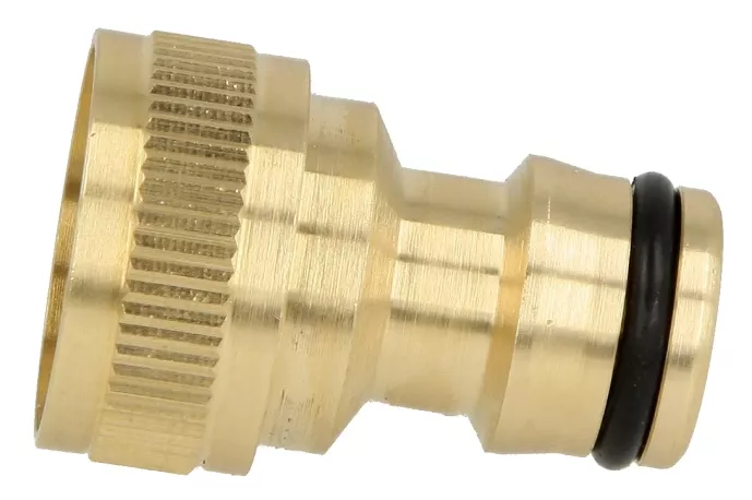 Hahnanschlussstück 1/2" IG mit Steckkupplung, messing