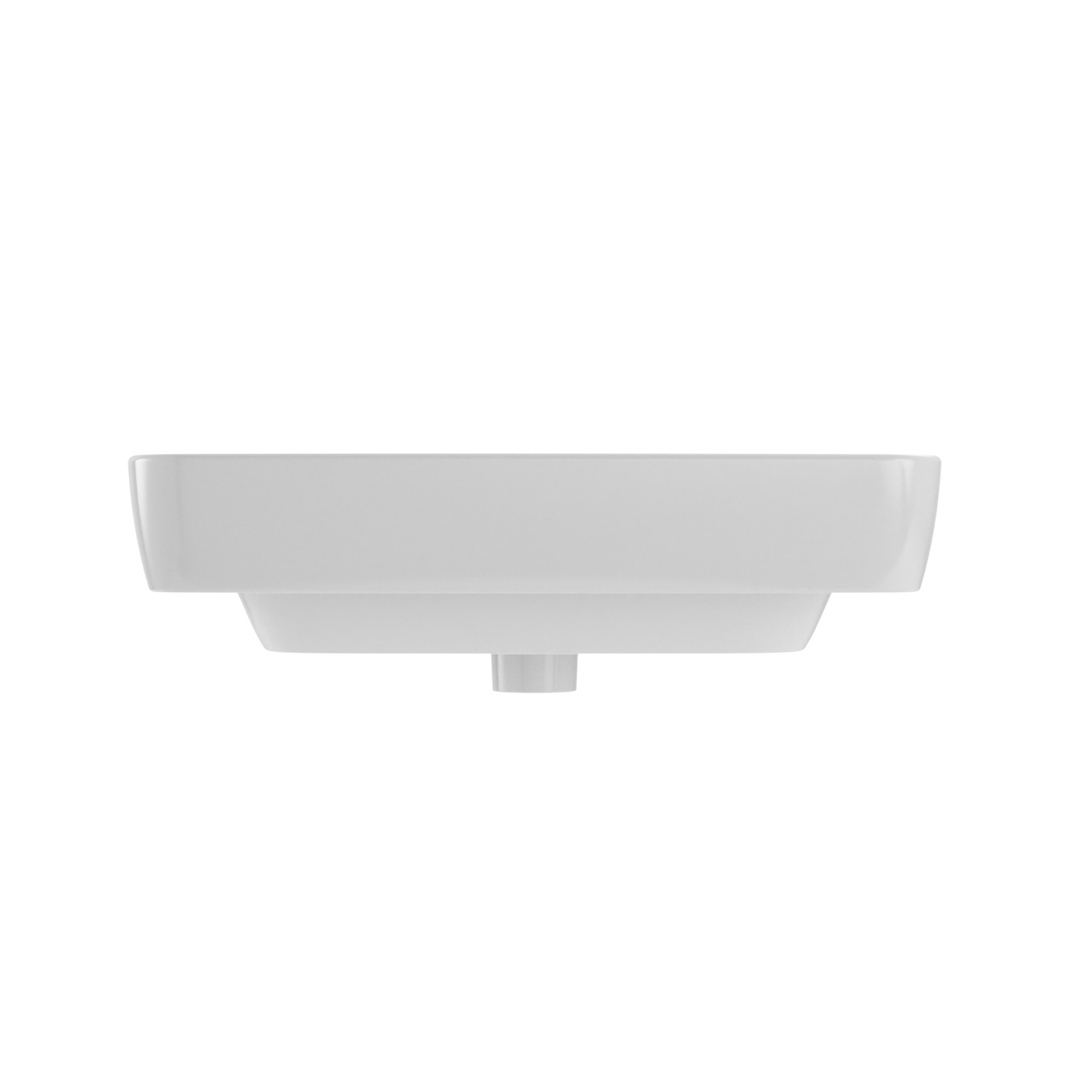 VIGOUR  Waschtisch clivia V2 eckig 60x48 cm weiss | CLE60
