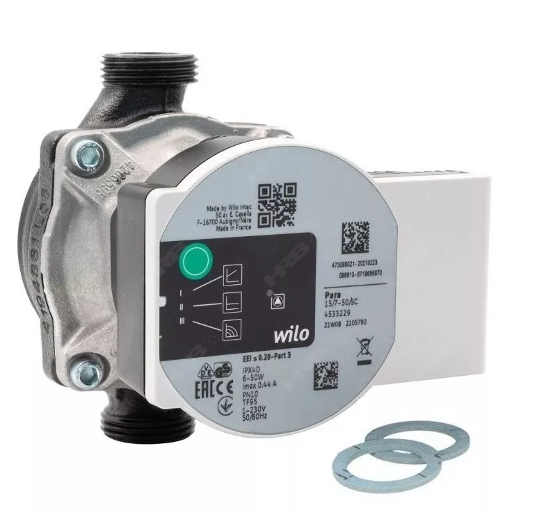 Buderus Pumpe Para 7M RS 3H | 15/7-50/SC 8738901566 ersetzt RS 15/5-3 C 7099418