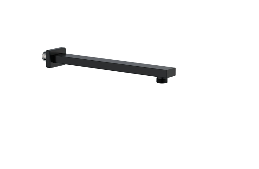 VIGOUR Wand-Brausearm V4 300mm edge Metall schwarz matt | VARM30ESM