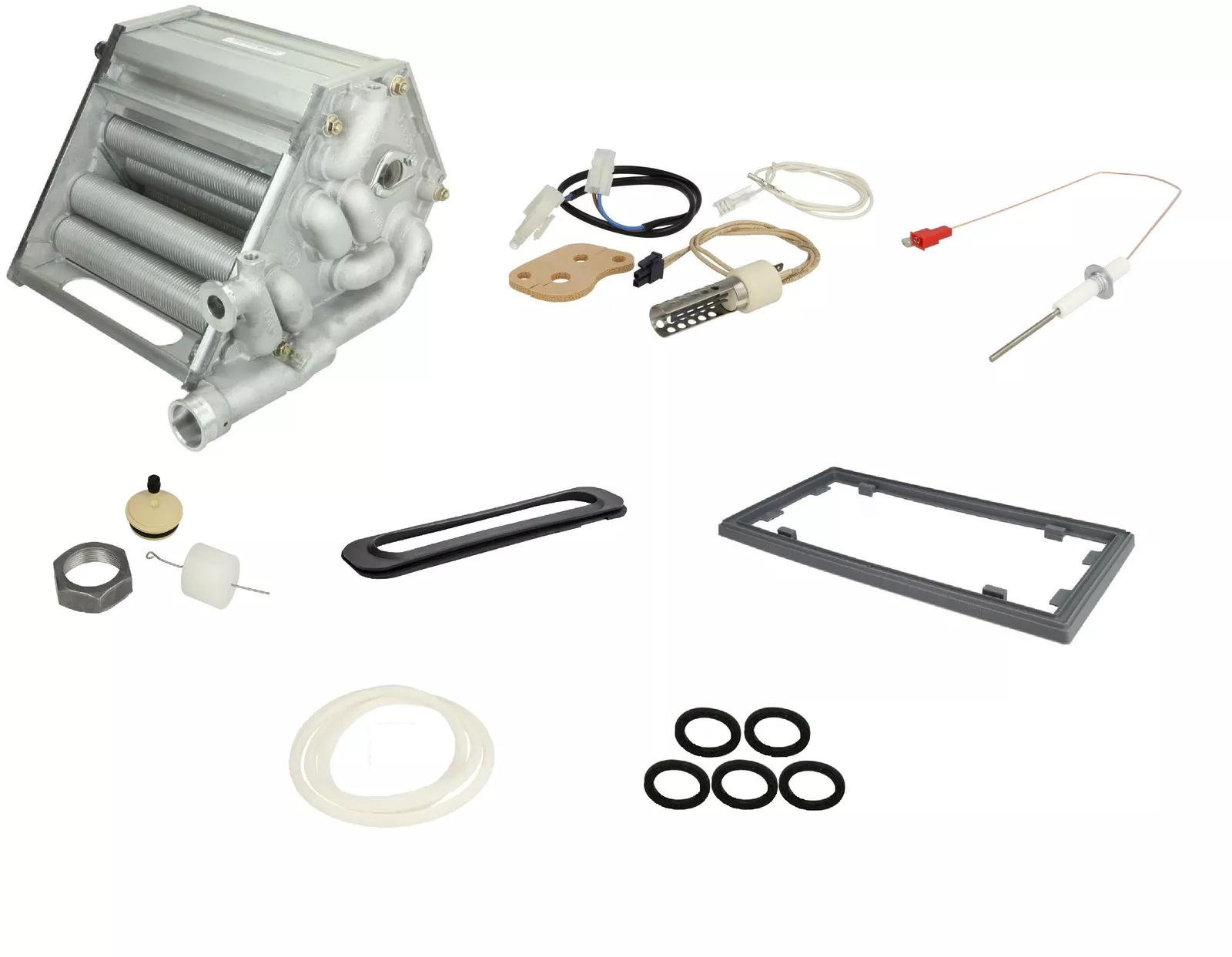 Buderus Wärmetauscher Komplett-Set Nr. 73031 für GB112 & Sieger BK11 | 11-24 kW