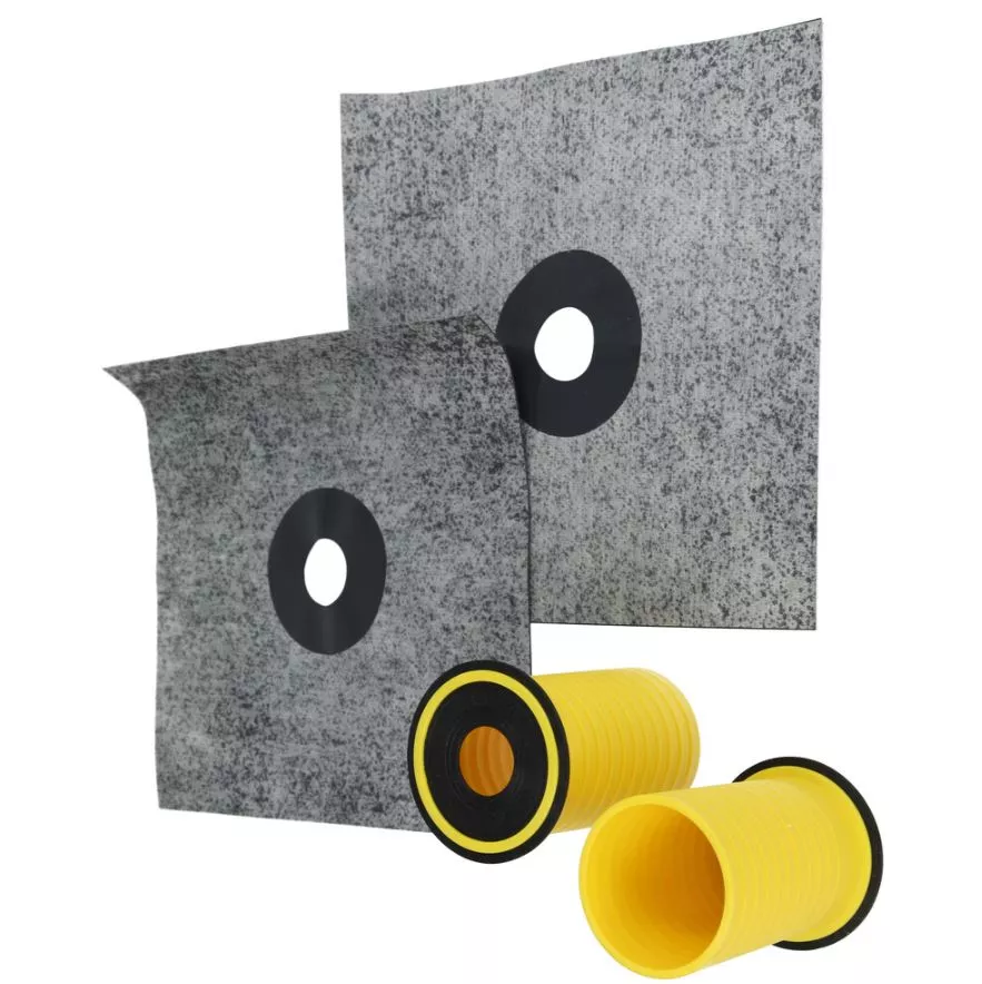 Haas OHA Dichtfix-Set 1/2" Bauhülse mit Membrane, Abdichtung Hahnverlängerungen