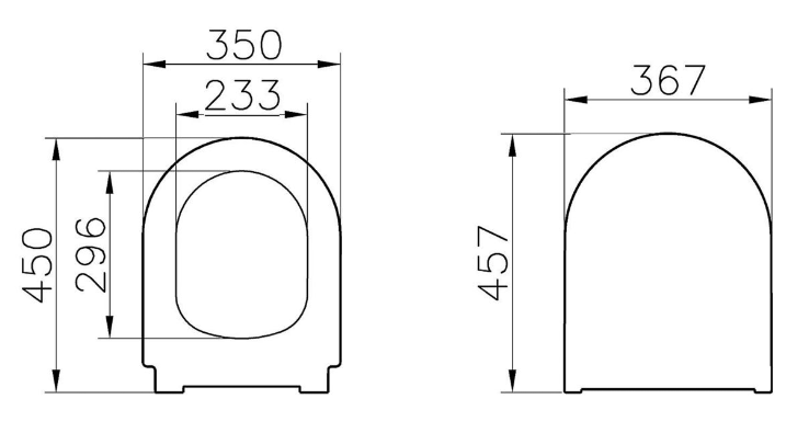 VitrA WC-Sitz Integra Slim Wrap weiß, Softclose, abnehmbar  | 131-003R419