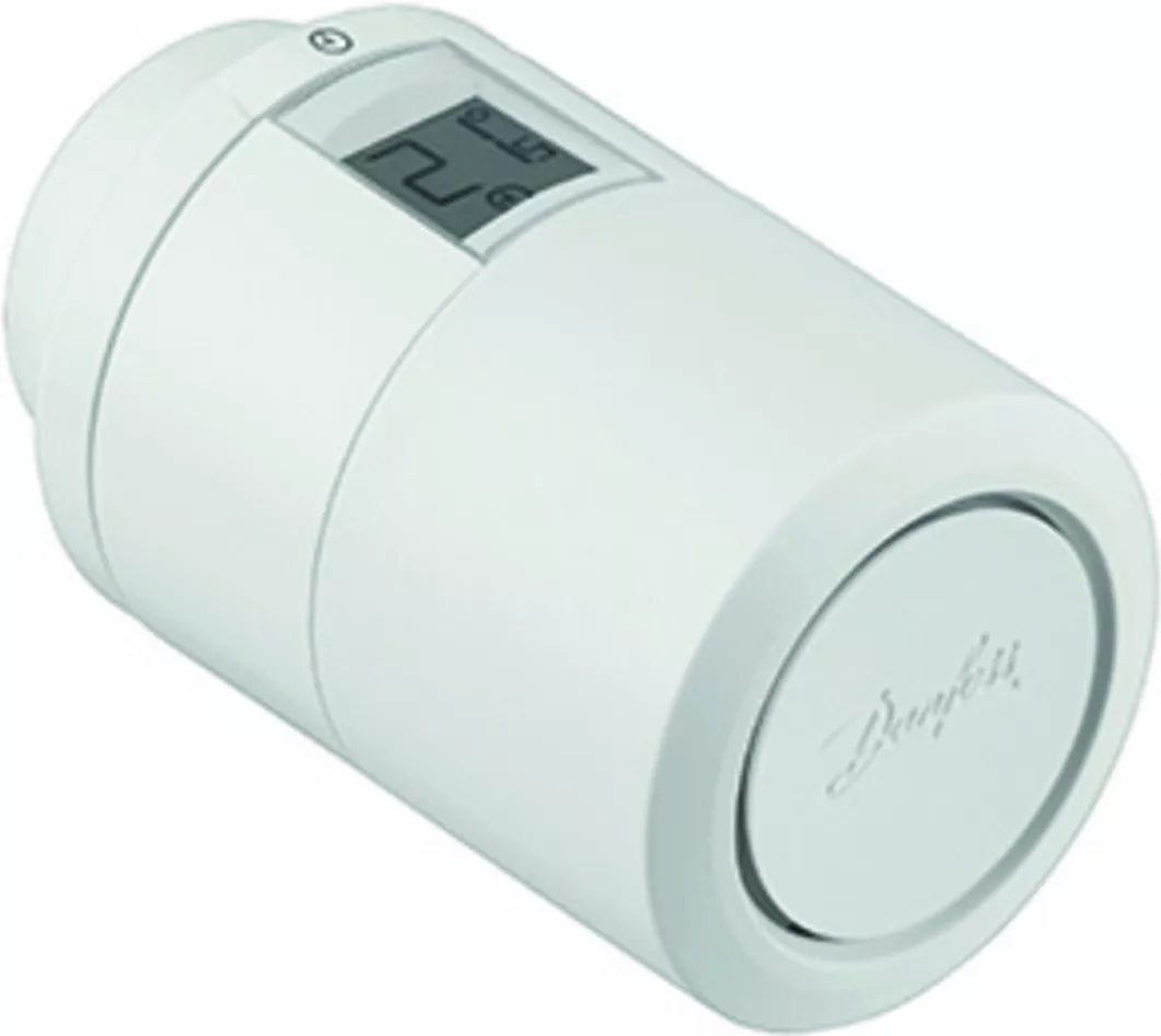 Danfoss Elektron. HK-Thermostat ECO Home Stand-alone-Regler mit Bluetooth, weiss | 014G1001