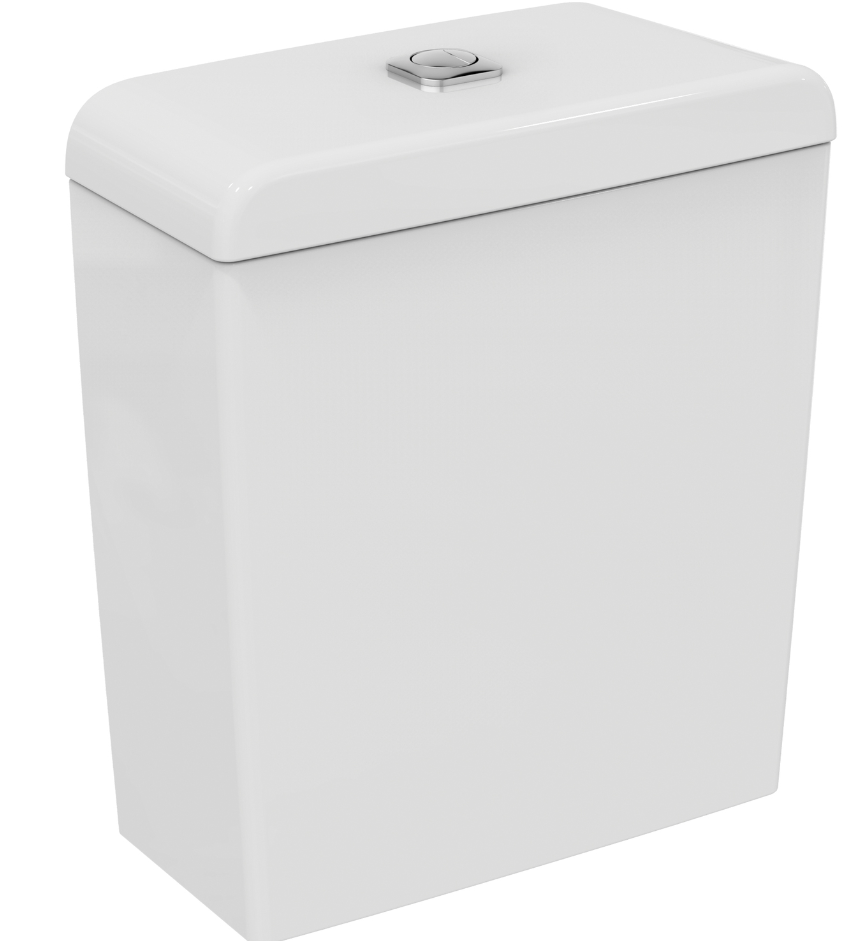 VIGOUR Spülkasten vogue für Stand-WC Kombi weiss PflegePlus | VOSP