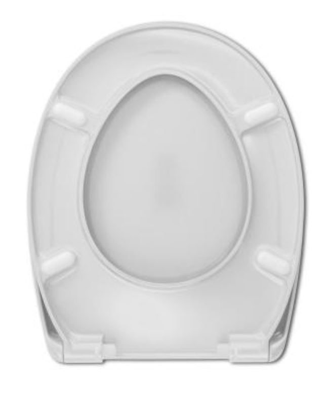 Vigour WC-Sitz Derby Lux Compact DLUXSICAS abnehmbar mit Absenkautomatik & Edelstahlscharnier