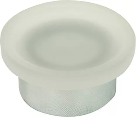 VIGOUR Standseifenhalter derby mit Glas verchromt | DESHS