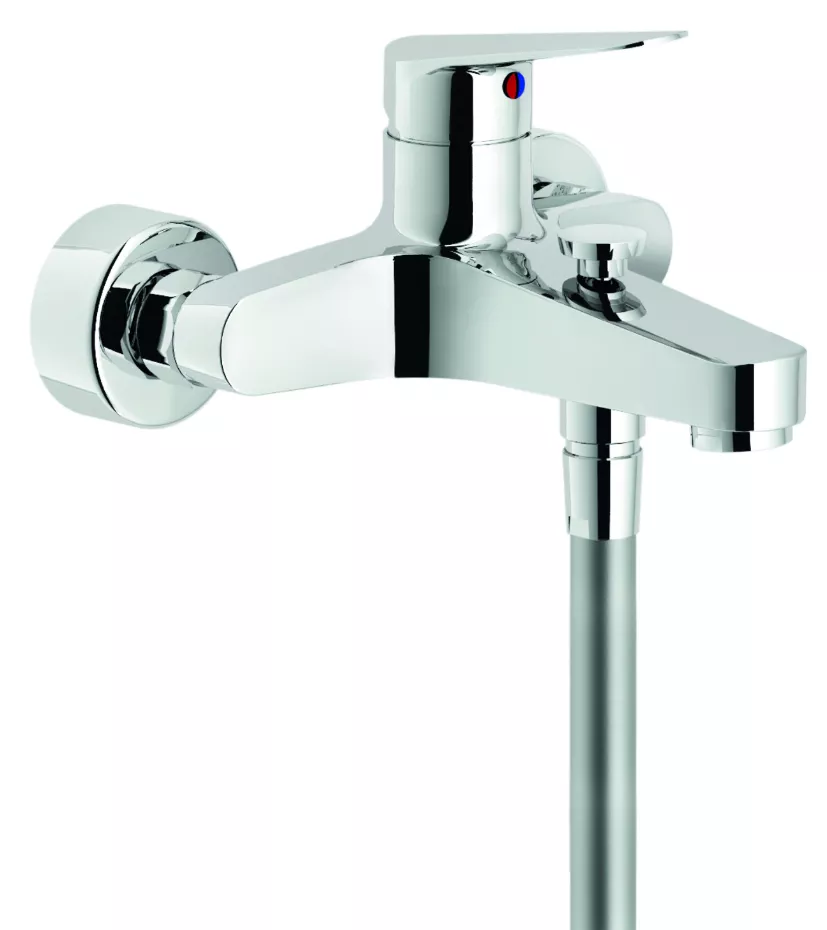 VIGOUR Einhand-AP-Badebatterie one o.Brausegarnitur verchromt | ONW