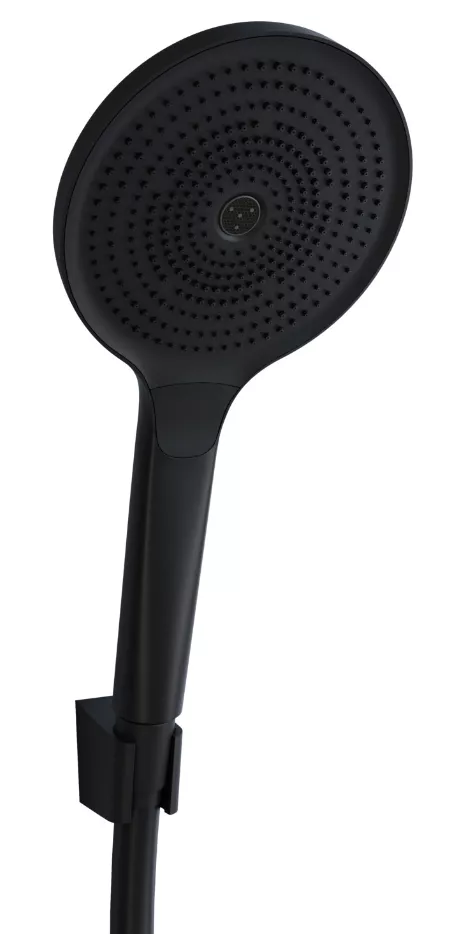 VIGOUR Wannenset individual 3.2 m.Wandhalter Schl. u. HB 3-str. rund schwarzm | V32WS3RSM