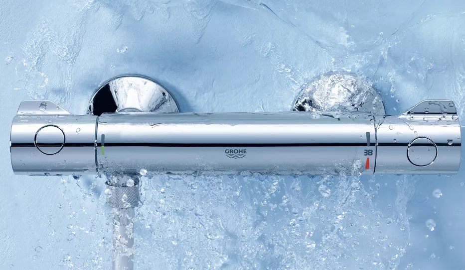 Grohe AP-Brause-Thermostat Grohtherm 800 o.Brausegarnitur.m.RV verchr | 34558000
