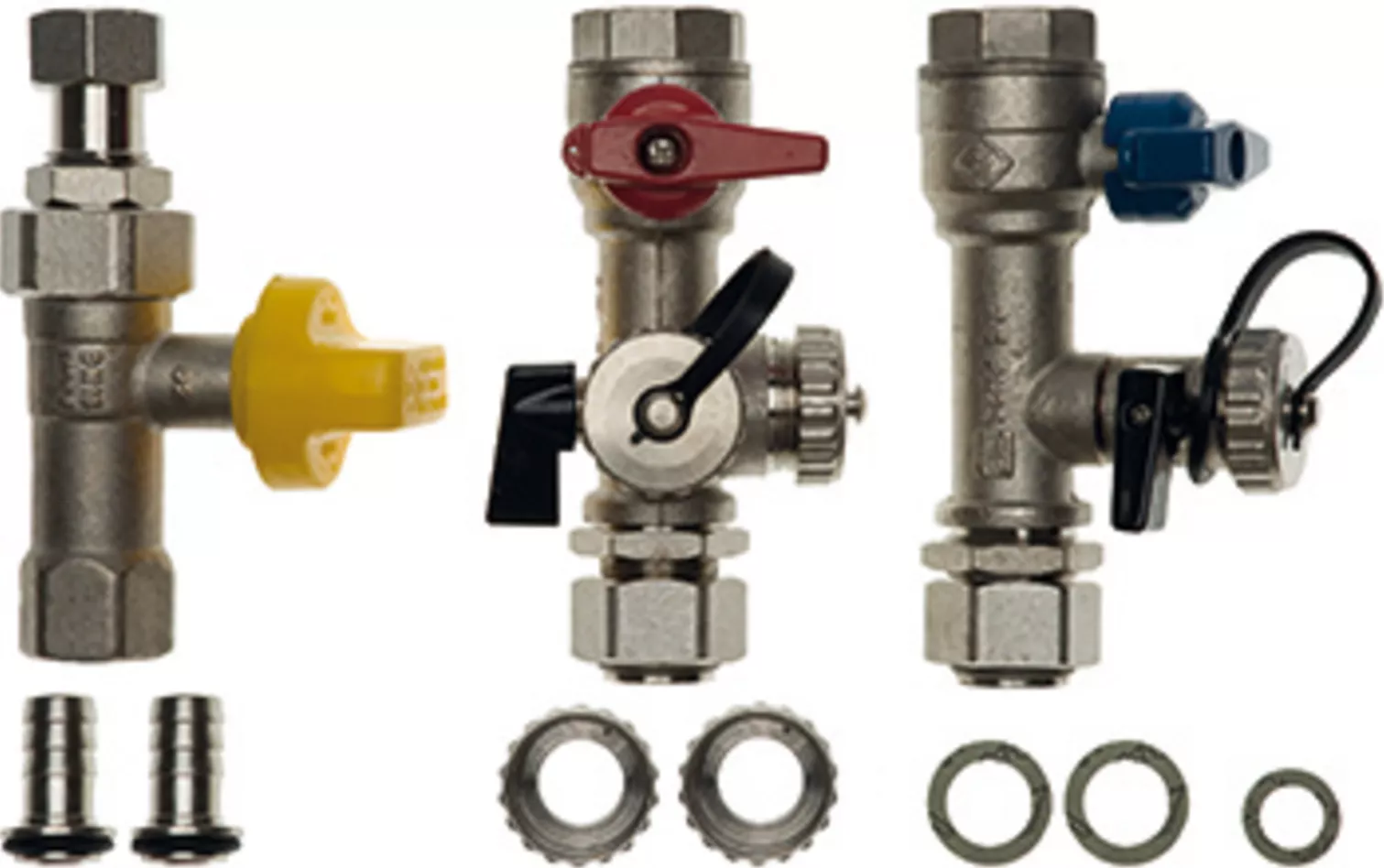 Brötje Absperrset DN15/20 Durchgang für Gas/Heizung VL+RL 15-28 kW | 970136