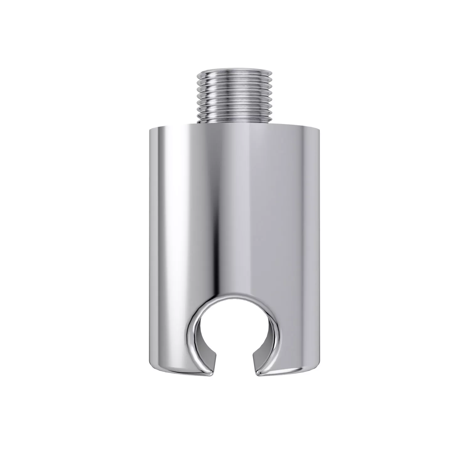VIGOUR Wandanschlußbogen individual 4.0 rund mit Brausehalter verchromt | V4WABHR