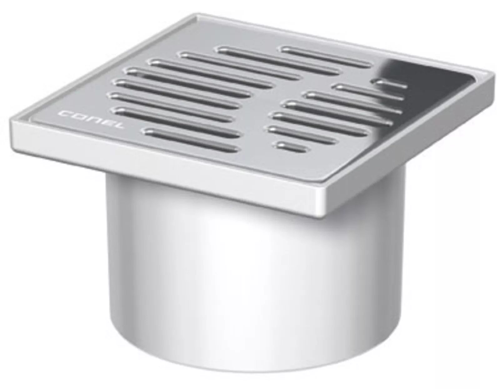 CONEL Aufsatzstück DRAIN mit Edelst.Rost 150mm für Abläufe | CODASR150
