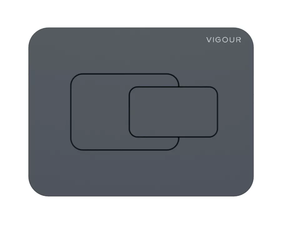 VIGOUR DEE WC-Betätigungsplatte matt-anthrazit | Magnetisch & elegant | V1DEEANM