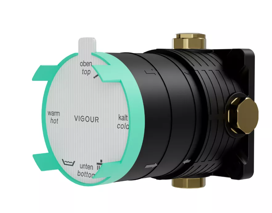 VIGOUR-Box Universal UP-Körper für Bade-/Brausebatterie und Thermostat | VUPK