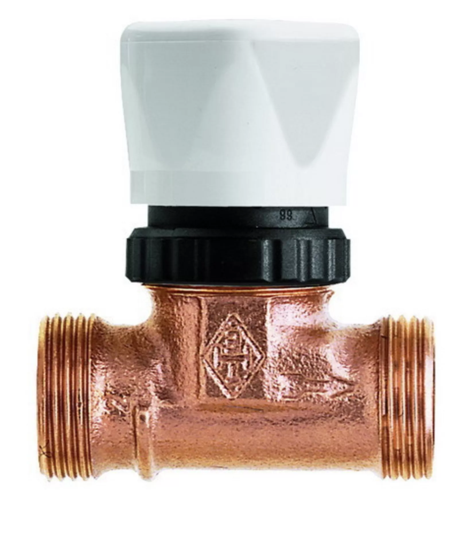 Heimeier Regulierventil Vorlauf 3/4" mit Termostat Oberteil Nr. 1308-02.000