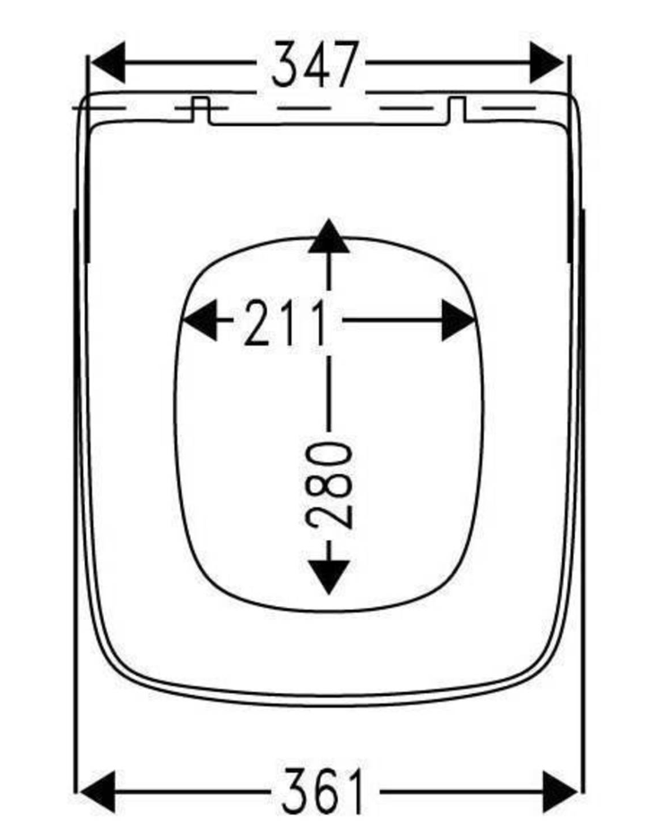 HARO WC-Sitz Makira weiss mit Absenkautomatik u. Take Off weiss Renova Plan  | 531554