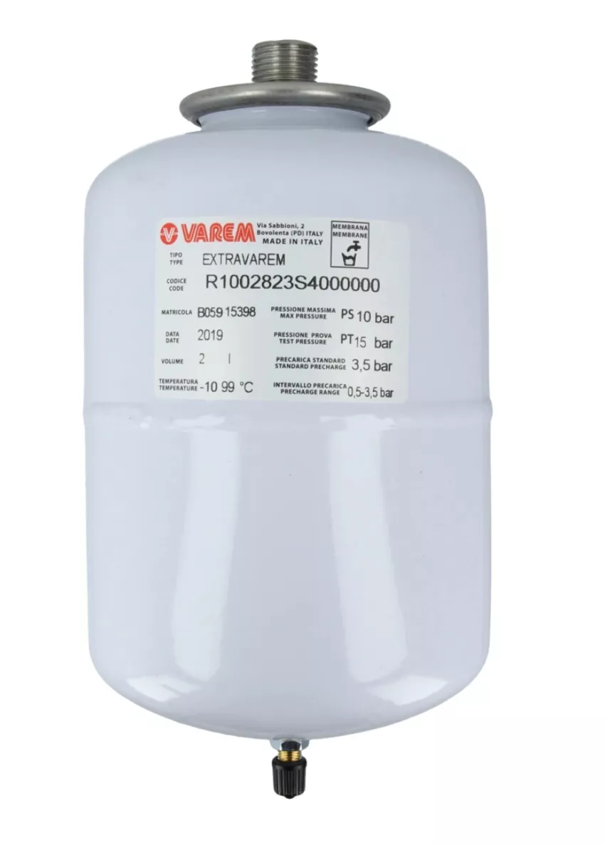 Varem Ausdehnungsgefäß Extravarem LC 2 Liter MAG Heizung 2 Liter