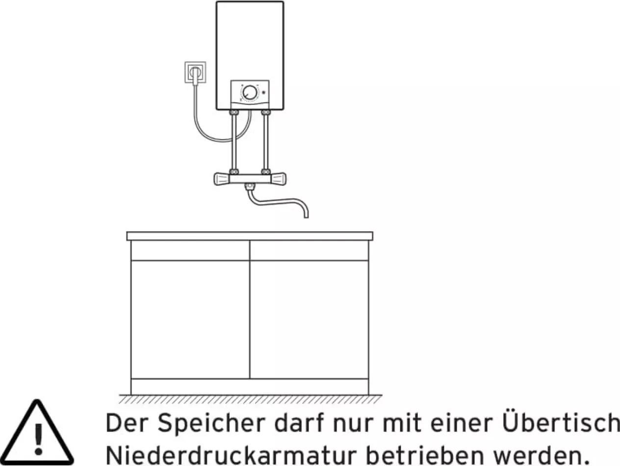 Vaillant Speicher eloSTOR VEN 5/7 O plus 5 Liter Übertisch | 0010021139