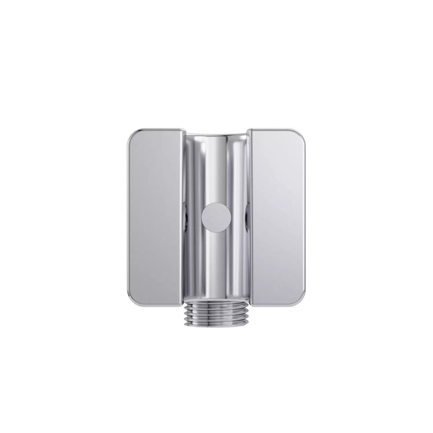 VIGOUR Wandanschlußbogen individual 4.0 eckig mit Brausehalter verchromt | V4WABHE