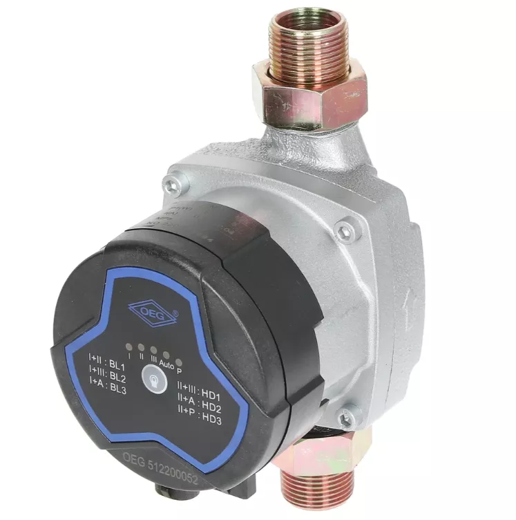 Heizungsumwälzpumpe DN20 mit 130 mm Baulänge 