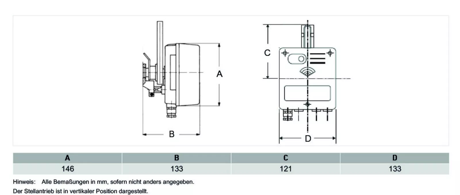 Resideo Stellmotor VMM 230 V / 50 Hz, 40 Nm Nr:VMM40