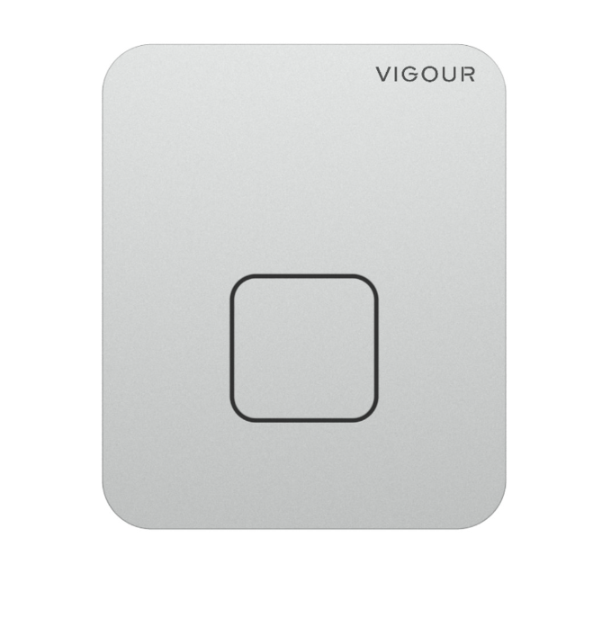 VIGOUR Urinal-Betätigungsplatte DEE Kunststoff mattchrom | V1DEEUCM