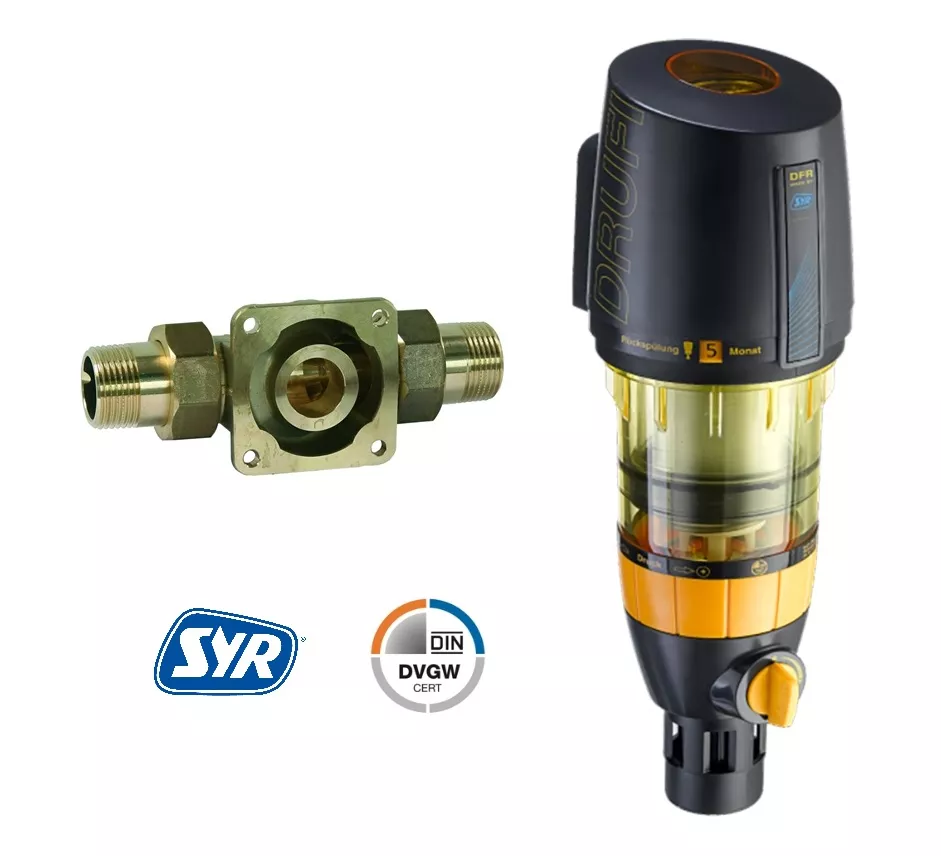 SYR Hauswasserstation Drufi Plus DFR Rückspülfilter mit Druckminderer DN 20 | 25 | 32