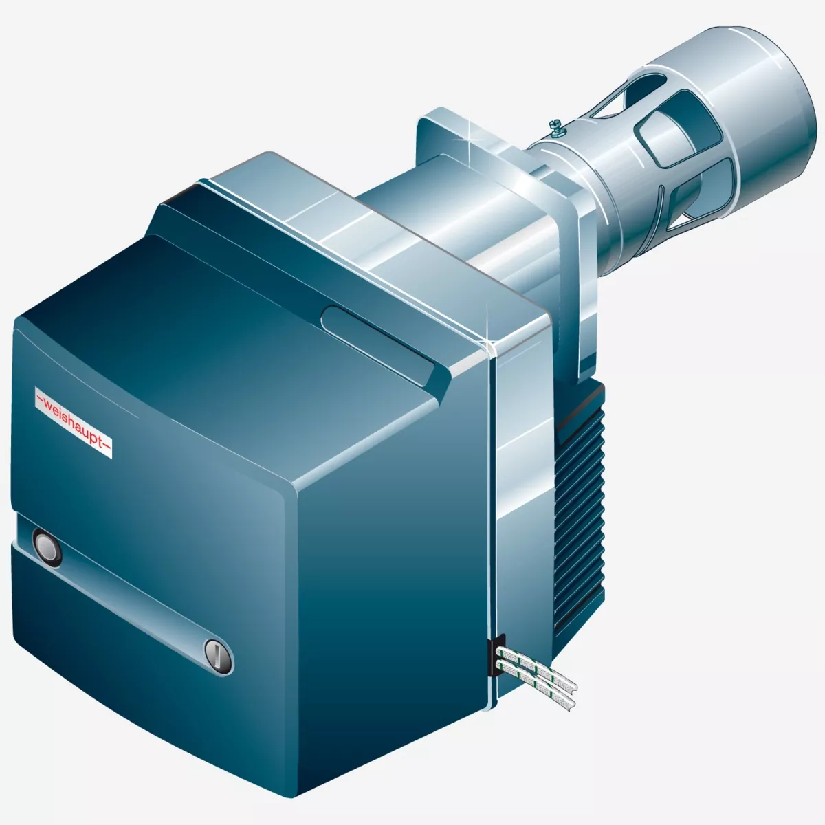 Weishaupt Ölbrenner WL10/1-D 1LN mit Stellantrieb W-St02/2, 30-55 kW Nr.:24111015