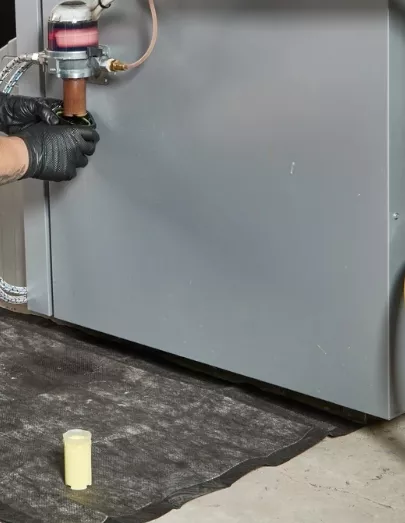 Profi Wartungs- u. Reparatur-Set für Ölbrenner & Ölkessel 6L-Behälter, Saugmatte, Ölfilterschlüssel