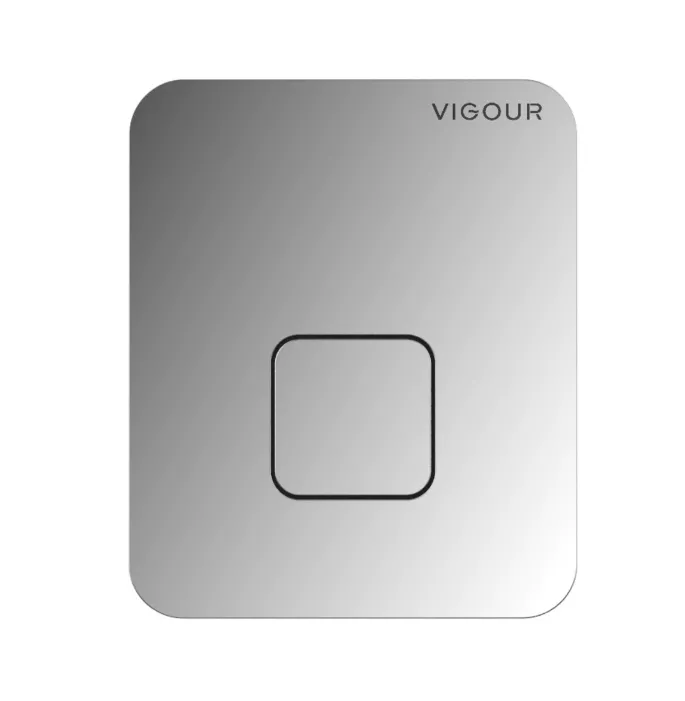VIGOUR Urinal-Betätigungsplatte DEE Kunststoff chrom | V1DEEUCH